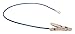 MUELLER ELECTRIC AI-000473 Ground Strap, Flat Nose Clip, Ring Tongue Terminal, 18", 458 mm, Blue
