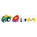 Wow - Bumpety Bump Bernie Friction Powered Tractor and Trailer Set With Farmer