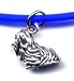 Sporting Goods : 11" Blue Yorkshire Terrier Ankle Bracelet Sterling Silver Jewelry
