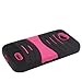 Aimo Wireless Ridgeline Hybrid Armor Case with Kickstand for LG Optimus L90 - Retail Packaging - Pink/Black