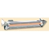 Infratech Stainless Steel Single Element Electric Quartz Heaters, Model: W-2524 SS, Length: 39″, Watts: 2500, Volts: 240V Reviews