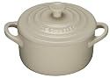 Le Creuset Stoneware Petite Round Casserole, Almond