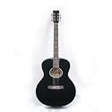 Austin Bazaar 41" Black Acoustic Dreadnought Guitar with Gig Bag