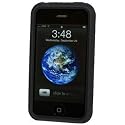iPhone 2G, 3G/3Gs Black Silicone Skin and Screen Protector pack by Prima Cases