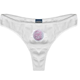 Buy Chicago Cubs Ladies White Banner Thong by College Concepts