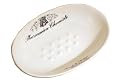 America Retold Chemist Ivory Ceramic Soap Dish