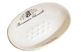 America Retold Chemist Ivory Ceramic Soap Dish