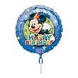 Mickey Mouse Stars Happy Birthday 18" Mylar Balloon
