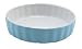BIA Cordon Bleu 5-Inch Round Quiche, Set of 4, Two-Tone Sky/White