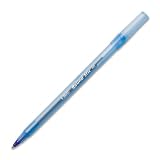BIC Round Stic Ball Pen, Medium Point (1.0 mm), Blue, 60 Pens