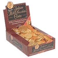 Frankford Gold Coins Milk Chocolates, Kosher - 2 Oz, 12 ea by Gold Bars