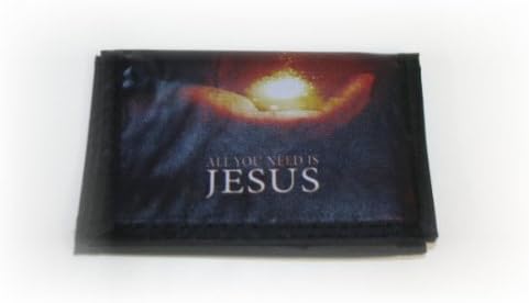 Walk with Jesus Collection Velcro Wallet (All You Need Is Jesus)
