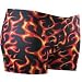 Sporting Goods : Gem Sports Black/Orange Flame Print Compression Volleyball Shorts