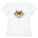 T-Shirt Womens White " Tibetan Spaniel LET SLEEPING DOGS LIE " Dogs