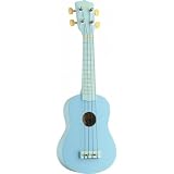 Stagg US-OCEAN Soprano Blue Ukulele with Gig Bag