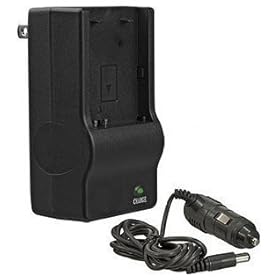 Sony Cybershot DSC-W130, DSC-W150, DSC-W170, DSC-W300 - Replacement Battery Charger (Incl. Car Plug Adapter)