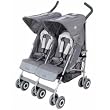Maclaren Twin Techno Stroller - Silver Grey/Charcoal