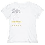 T-Shirt Woman White  Life's Too Short Not To Be Montserratian / Map  Montserrat Country