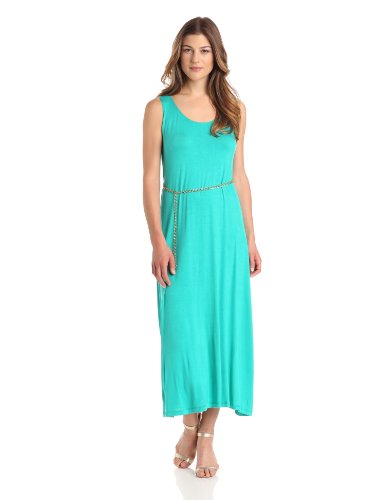 Tiana B Womens Sleeveless Maxi with Belt
