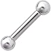 10 Gauge Stainless Steel Barbell Tongue Ring 1/2" 5mm