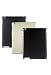 HHI PU Leather Black, Carbon Fiber, Luxury Cream Back Protector For iPad 2 – 3 Piece Combo (Free HandHelditems Sketch Universal Stylus Pen)