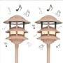LiteSounds SPK2000-S Speaker Lights, Commercial Grade, Die Cast Aluminum, Sandstone 1 Pair