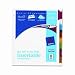 Avery(R) Worksaver(R) Extra-Wide&trade; Insertable Tab Recycled Dividers, 8-Tab, Multicolor
