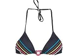 Wurl Striped Ring Triangle Bikini Top