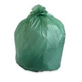 EcoSafe-6400 Compostable Bags, .85mil, 33 x 48, Green, 50 per Carton