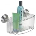 Forma Suction Shower Basket (Clear/Stainless) (5.5