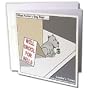 Rich Diesslins Funny Dogs Cartoons - Pavlovs Dog Begging - Greeting Cards-12 Greeting Cards with envelopes