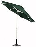 Outdoor Living : 11' Auto-tilt Umbrella White Forest Green