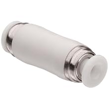 SMC KJH-00 PBT One-Touch Metric Tube Fitting, Coupler, Tube OD (Removed)