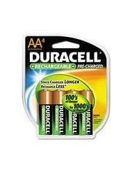 Buy Duracell 4 AA + 4 AAA Pre Charged Rechargeable Batteries Value Pack with mini...