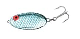 Bomber Slab Spoon Lure (Chrome/Blue Scale, 1/2-Ounce)