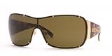 VERSACE 2057 100 273 GOLD BROWN SHIELD SUNGLASSES by 