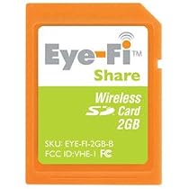 Eye-Fi Share 2 GB Wi-Fi SD Flash Memory Card EYE-FI-2GB-B
