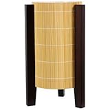 Best Inexpensive Good Quality Table Lamps 2010 - 13' Kago Bamboo Matchstick Cylinder Asian Lantern