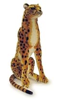 World Safari Plush Sitting Cheetah w/ Sound
