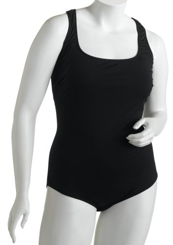 Speedo Women's Aquatic Endurance+ Polyester Plus Size Vanquisher Ultraback Swimsuit