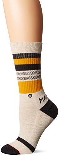 Stance Women's Hana Striped Arch Support Classic Crew Sock