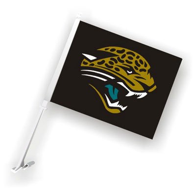 JACKSONVILLE JAGUARS Double Sided Car Flags