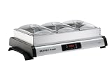 Zoom Produkt-Bild: Lentz BK4 Buffet King, Warmhalteplatte mit 3 separaten Beh&auml;ltern G/N 1/3, digitale Einstellung f&uuml;r Timer und Temparatur