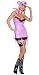Pink Cowgirl Tube Dress Sexy Costume