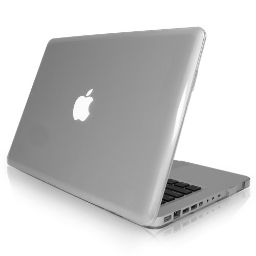 KHOMO Clear Crystal Hard Case Cover for Apple MacBook Pro 13'' Aluminium Unibody (2009 - 2010 - 2011 models)