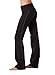 Top-stitched Yoga Pants by Fit Couture (Tall) - Black