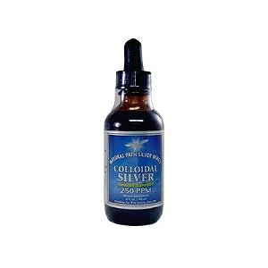 Natural Path Silver Wings Colloidal Silver Mineral Supplement, 250 Ppm, 2 Fluid Ounce