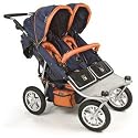 Runabout Twin Stroller - Sunrise Navy