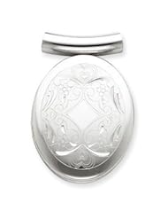 Sterling Silver Oval Slide Locket