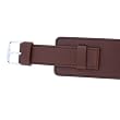 Cuff Genuine Leather Watch Band Brown with Stitching Wide Band 18mm SALE